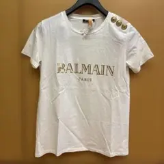 BALMAIN ホワイト クロップドTシャツ - メルカリ