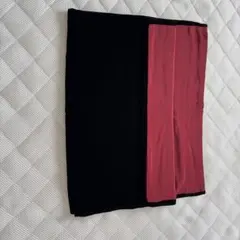年代物和装用黒ショール(内側えんじ色)