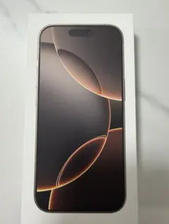 【美品】Apple iPhone 16Pro デザートゴールド