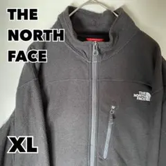 NORTH FACE ノースフェイスフリースジップアップ　刺繍　ビックサイズXL