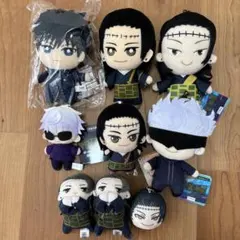 呪術廻戦　ともぬい　おまんじゅう　ちびぐるみ　ボールチェーンマスコット　9体のサムネイル