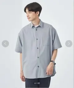 ドレープ リラックス ショートスリーブ シャツ グリーンレーベルリラクシング