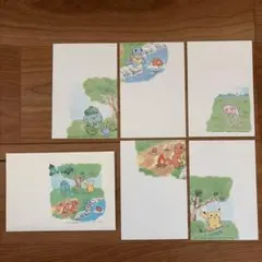 ポケモン 絵入りはがき　5枚セット