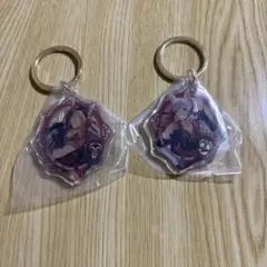 ツイステ　一番くじ　F賞ぷっくりアクリルキーホルダー　カリム　ジャミル