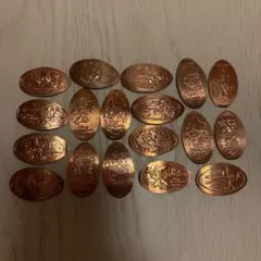 ディズニー　エンボスコイン ディズニー エンボスコイン 6枚とサンリオコイン - メルカリ