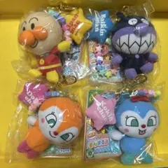 アンパンマン　まんまるチャーム　セット　ばいきんまん　ドキンちゃん　コキンちゃん