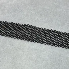 ブラックカラーレースリボンチョーカーネックレス黒ゴールドカラーゴシック