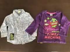 パーティパーティ♡ロンT＆シャツ2枚セット 80cm