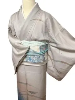 夏着物　夏小紋　上質化繊 夏着物 夏小紋 上質化繊 - メルカリ