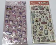 サンリオ　ぷくっとシール 2セット　マイメロディ　クロミ　サンリオキャラクターズ