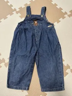デニムオーバーオール　80 フタフタ