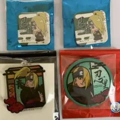 NARUTO 忍里限定　デイダラ　　４点　　缶バッジ、アクキー