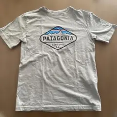 PATAGONIA パタゴニア　キッズ　グレー Tシャツ　半袖　Sサイズ