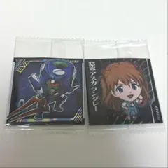 新世紀エヴァンゲリオン ウエハース アスカ 零号機 初号機 葛城ミサト シール