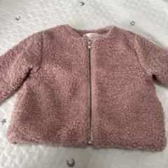 【美品】ボアアウター ジャケット　西松屋　90