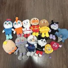 【美品】アンパンマン　ぬいぐるみセット12体セット　プリちぃ★ビーンズ