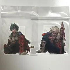 ヒロアカ ダイカットステッカー 爆豪勝己 緑谷出久十傑