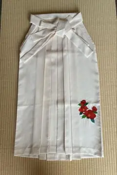Y 2998 卒業式袴 オレンジ 椿刺繍 91cm - メルカリ