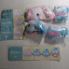 【さ-16】ハンギョドン　ぬいぐるみポーチ　全4種 コンプリート