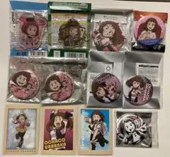 【麗日お茶子】ヒロアカ　アクキー　缶バッジ　グッズセット