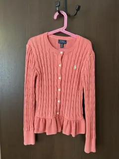 【美品】Polo Ralph Lauren ピンク カーディガン M