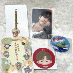 BTS V アリラン フォトカード インザソムステッカー TATA ストラップ