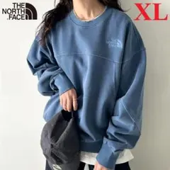 フォロー割 ノースフェイス スウェット トレーナー 長袖ブルー XL K637C