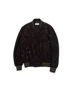 20ssSAINT LAURENT PARIS スパンコール ボンバージャケット