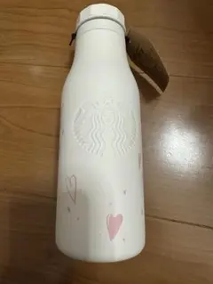 スターバックス 2024バレンタインステンレスボトル 473ml ホワイト