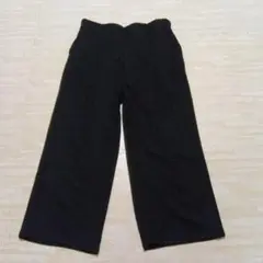 大きいサイズ　ワイドパンツ 　ブラック　4L