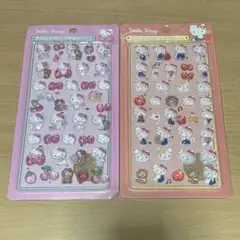【新品未使用】サンリオ ボンボンドロップシール ハローキティ 2点セット