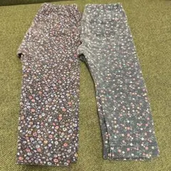 ユニクロ　ベビーレギンス　80 花柄　女の子