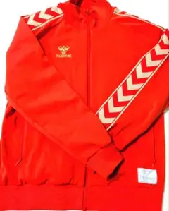 ジャージ　hummel オレンジ色　ヒュンメルのサムネイル