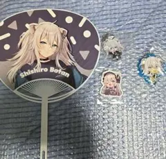 ホロライブ expo 7th fes 色紙,缶バッジ,チェキ 獅白ぼたん - メルカリ