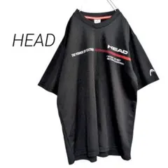 【ヘッド】メッシュTシャツ Vネック ロゴTシャツ 速乾 ブラック スポーツのサムネイル
