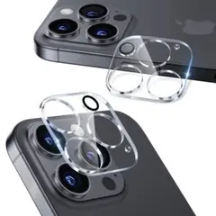 iPhone15pro 15ProMax カメラレンズ保護 レンズカバー 2枚