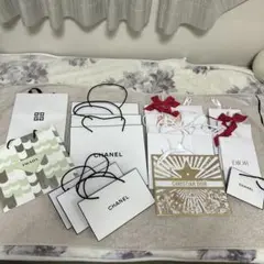 PRADA・CHANEL・DIOR ショップ袋17枚セット