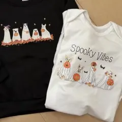 兄弟　姉妹　お揃いコーデ　ハロウィン トレーナー　ロンパース