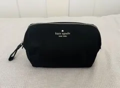 【新品・未使用品】kate spade 黒 ナイロン ポーチ