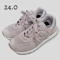 24.0 New Balance ニューバランス WL574LCS ピンク
