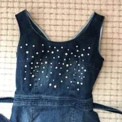 リエンダ デニムパールワンピース