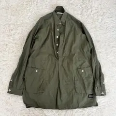 nonnative hobo コラボ プルオーバーシャツ カーキ