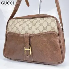 [極美品] グッチ シェリーライン GGキャンバス ショルダーバッグ GG柄