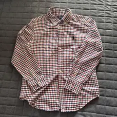 Ralph Lauren チェック柄長袖シャツ M(10-12)