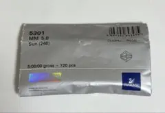 【新品未使用】スワロフスキー#5301 Sun 5mm 417粒