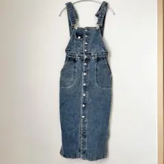 Jeans ジーンズ　デニム　ジャンパースカート　ジャンスカ　オーバーオール　S