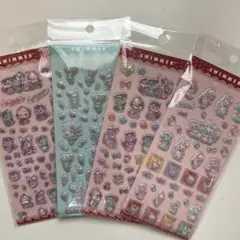 SWIMMER スイマー PVC 立体シール ぷっくりシール 4枚セット