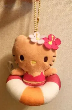 サンリオ ハローキティ 当りくじ 日焼けキティ マスコット