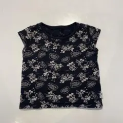 ミッキー柄 ネイビー Tシャツ 80cm 非売品