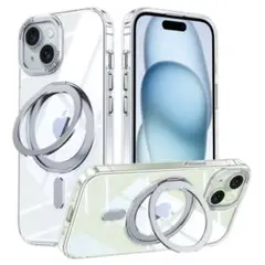 iPhone14 ケース Magsafe対応 360°回転スタンド Uovon